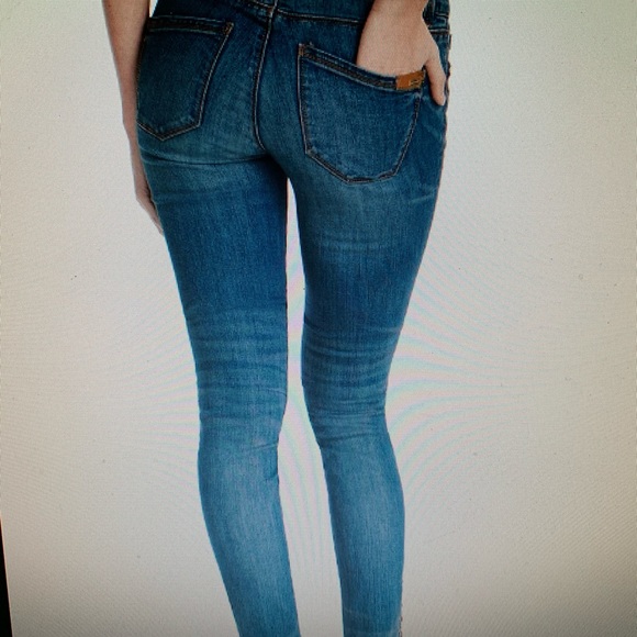 💕HP💕WHITE HOUSE BLACK MARKET SKIM JEANS 4 L NWT - Picture 2 of 6